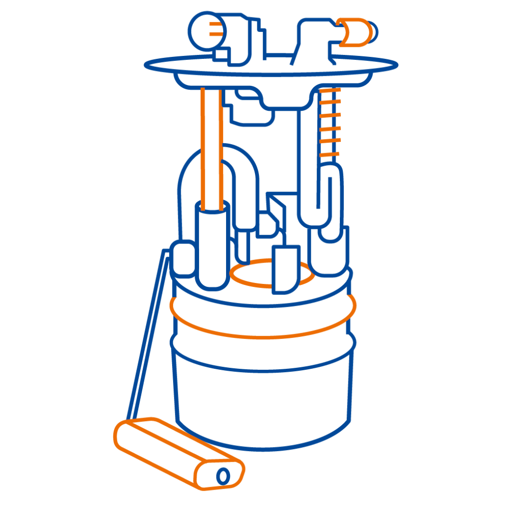 درجه داخل باک (پمپ بنزین)