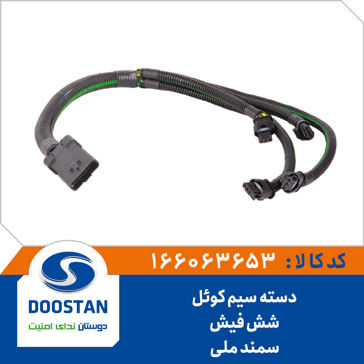 دسته سیم کوئل سمند ملی شش فیش