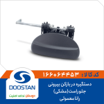 دستگیره دربازکن بیرونی جلو راست(مشکی) رانا معمولی