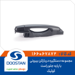 مجموعه دستگیره دربازکن بیرونی با پایه جلو راست کوئیک